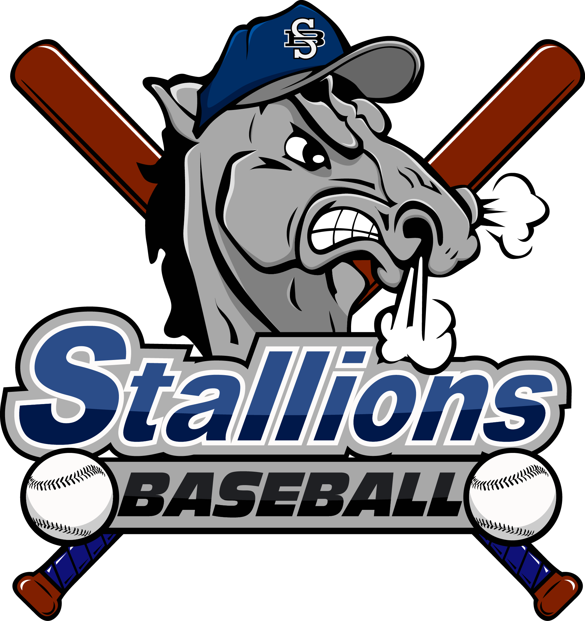 Stallion Baseball Logos (1963x2084)