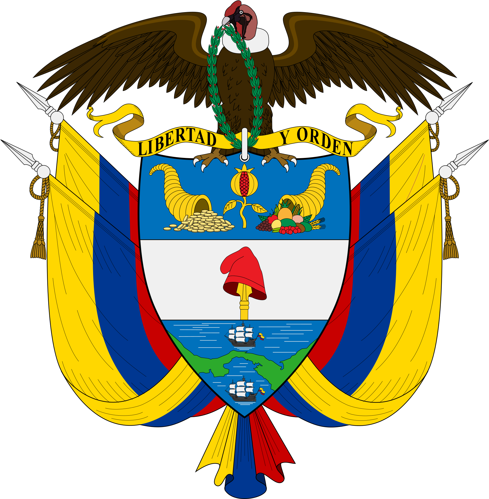 Colombia Coat Of Arms (2000x2034)