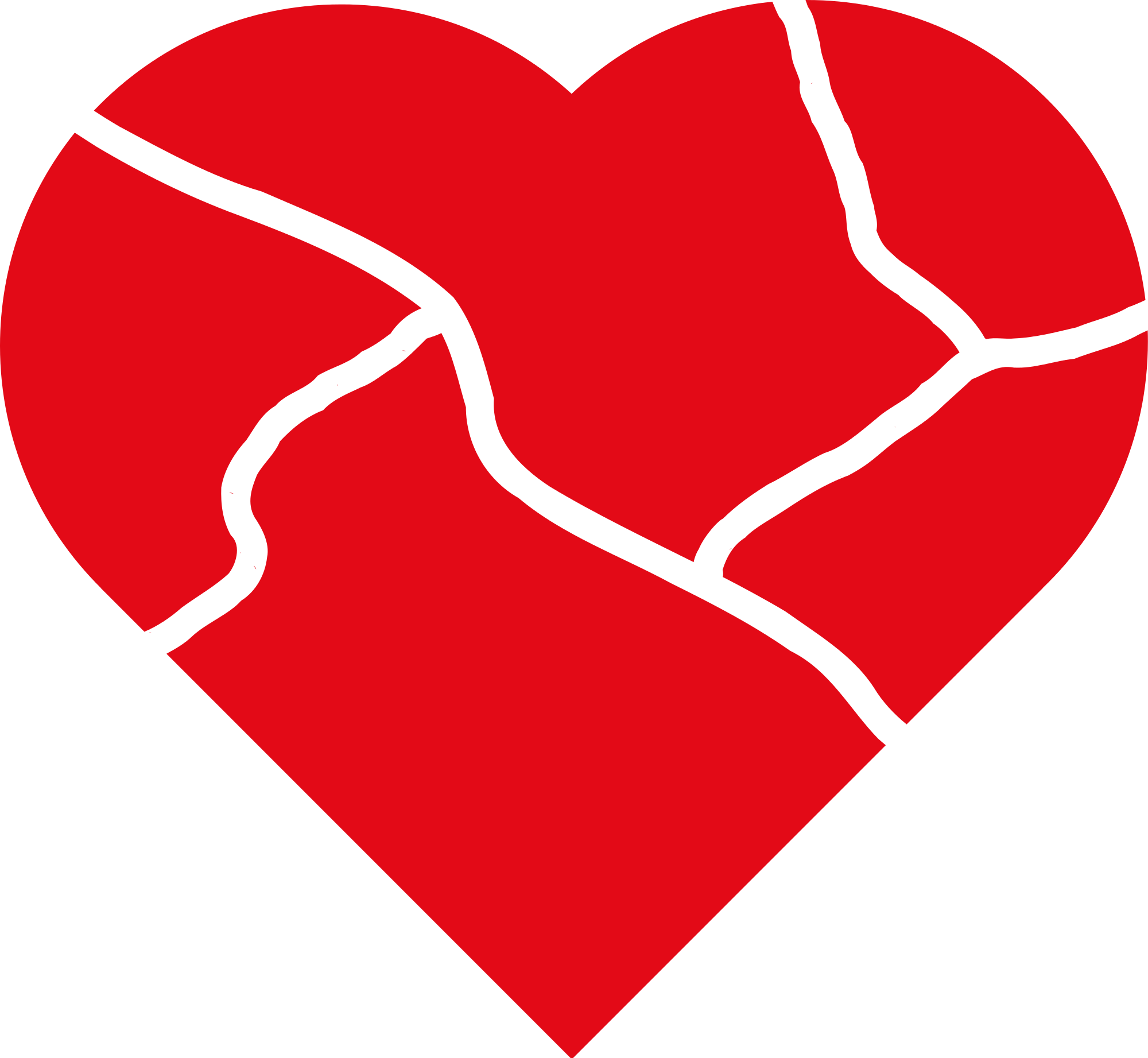 Heart Hd Clipart - Broken Heart Symbol (2000x1843)