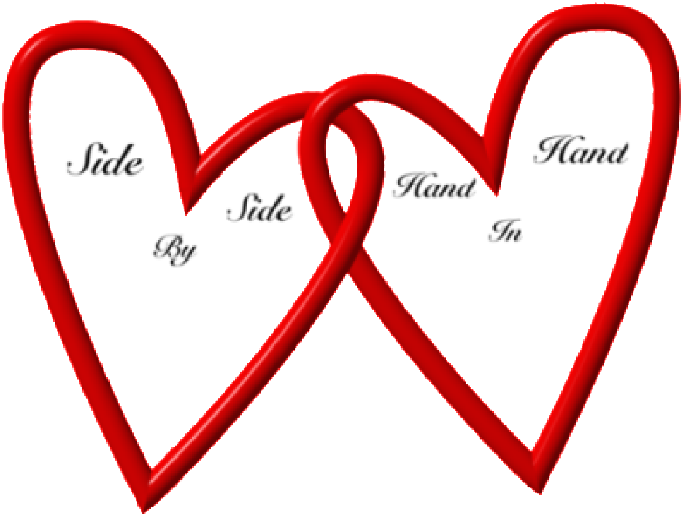 Heart Clipart - Double Heart Transparent Png (1340x1018)