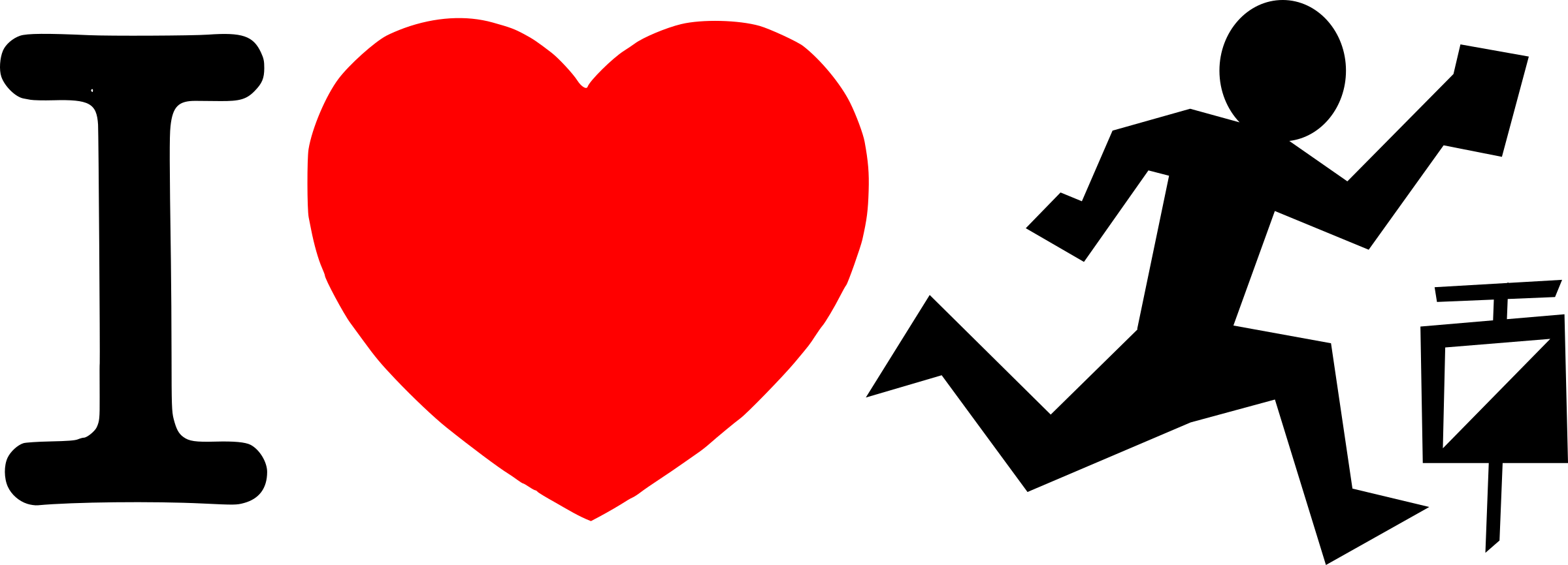 Clipart I Love Orienteering - Love Orienteering (2400x866)