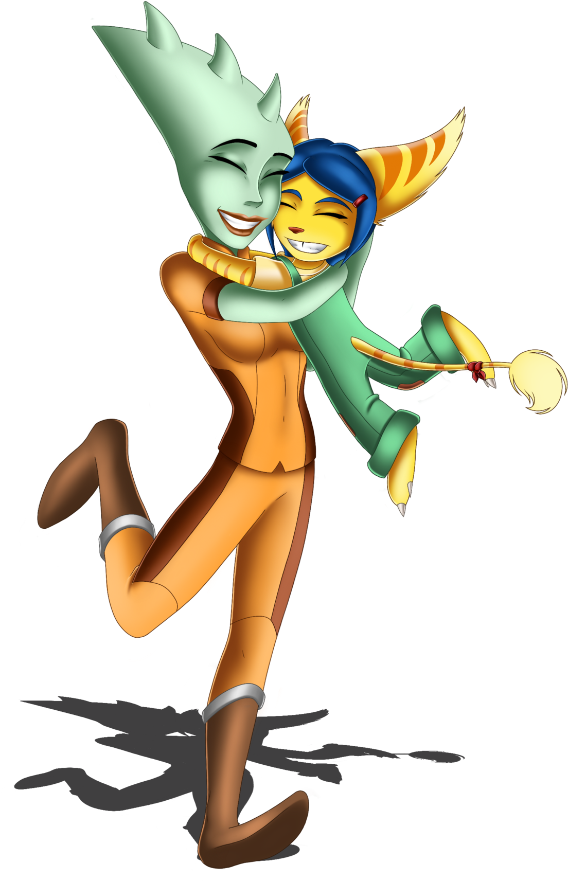 Donna And Christa - Ratchet And Clank Hoverboard Girl (1280x1829)