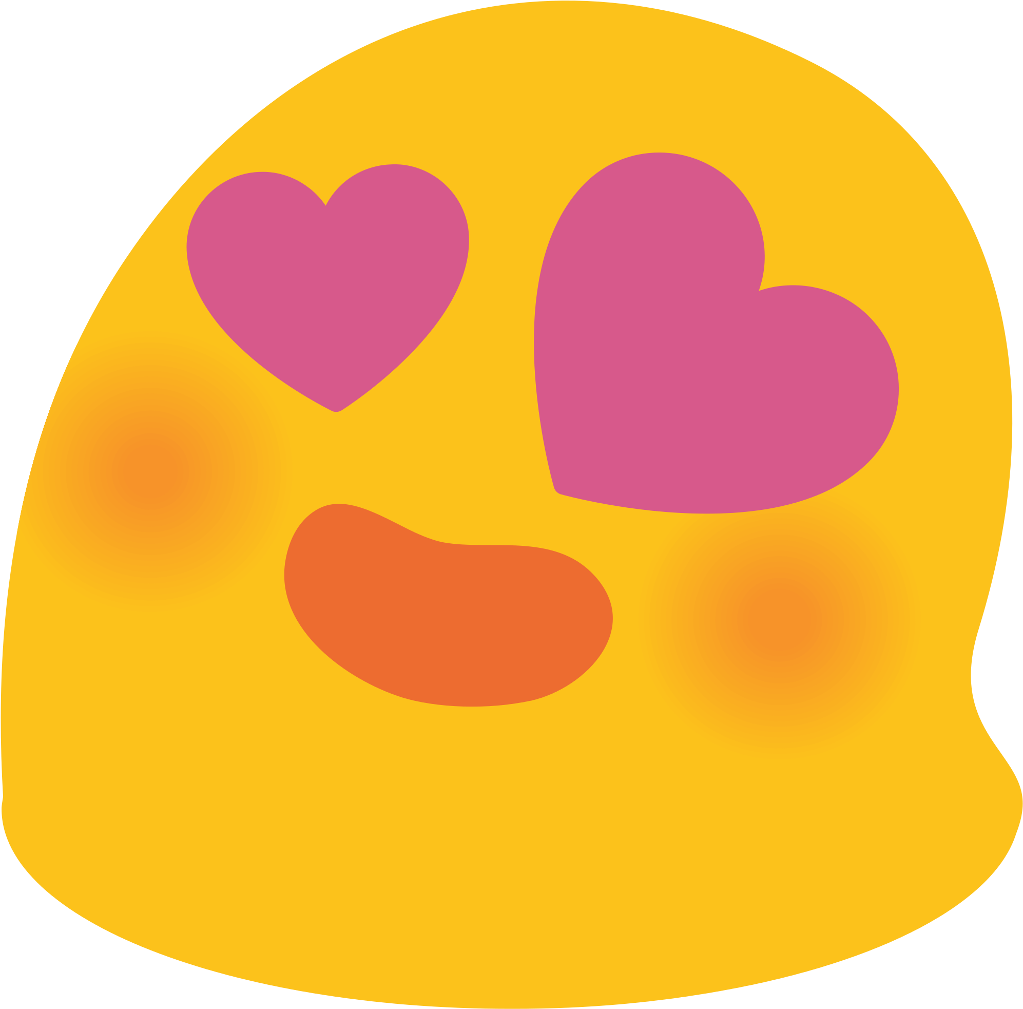 Emoji Double Heart Png - Android Emoji Heart Eyes (2000x2000)