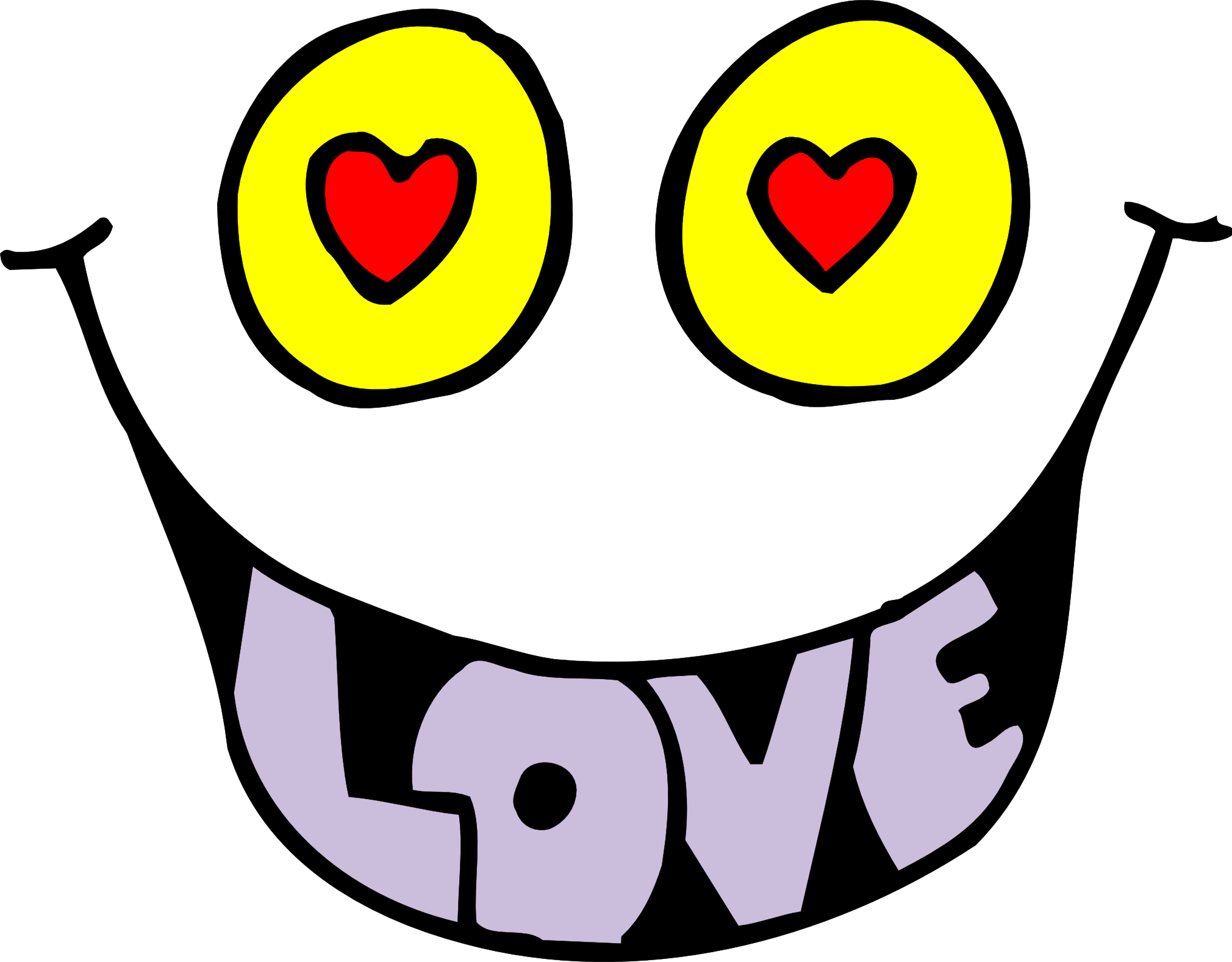 Googly Eyes Clipart - Googly Eyes In Love (2020x1578)