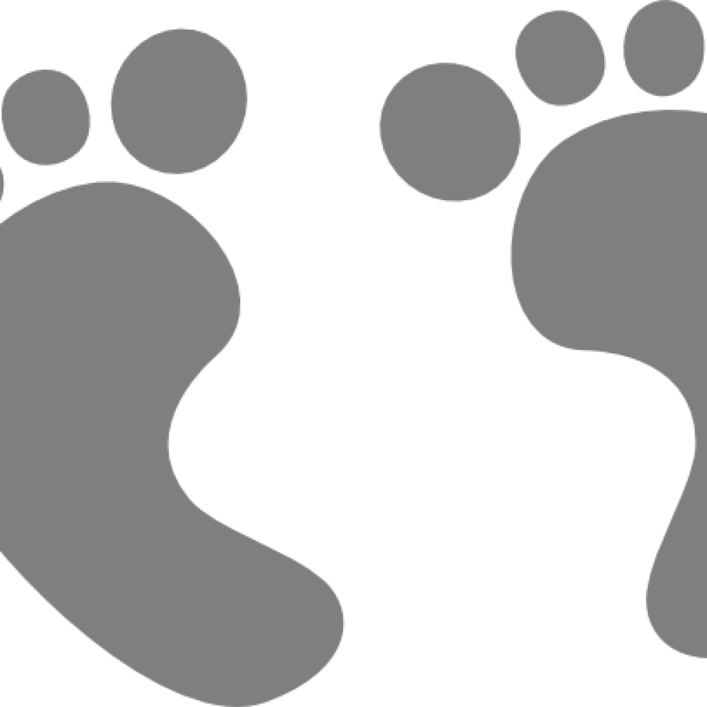 Baby Footprints Clipart Ba Feet Clip Art At Clker Vector - Clip Art (1024x1024)
