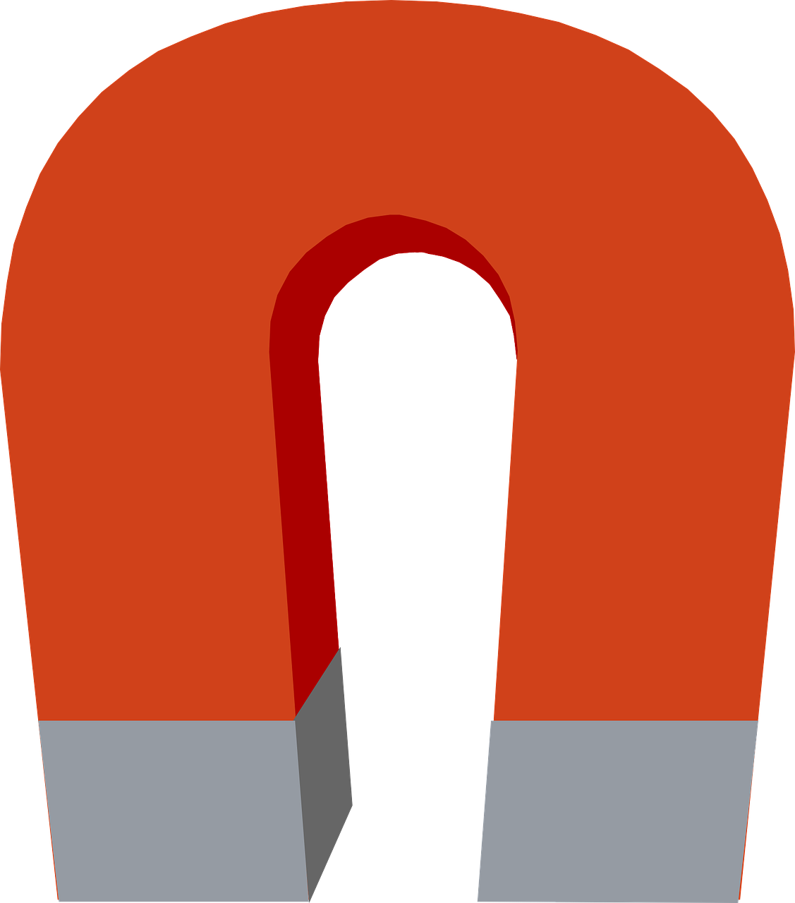 Free Horseshoe Magnet - Magnet Transparent (1127x1280)