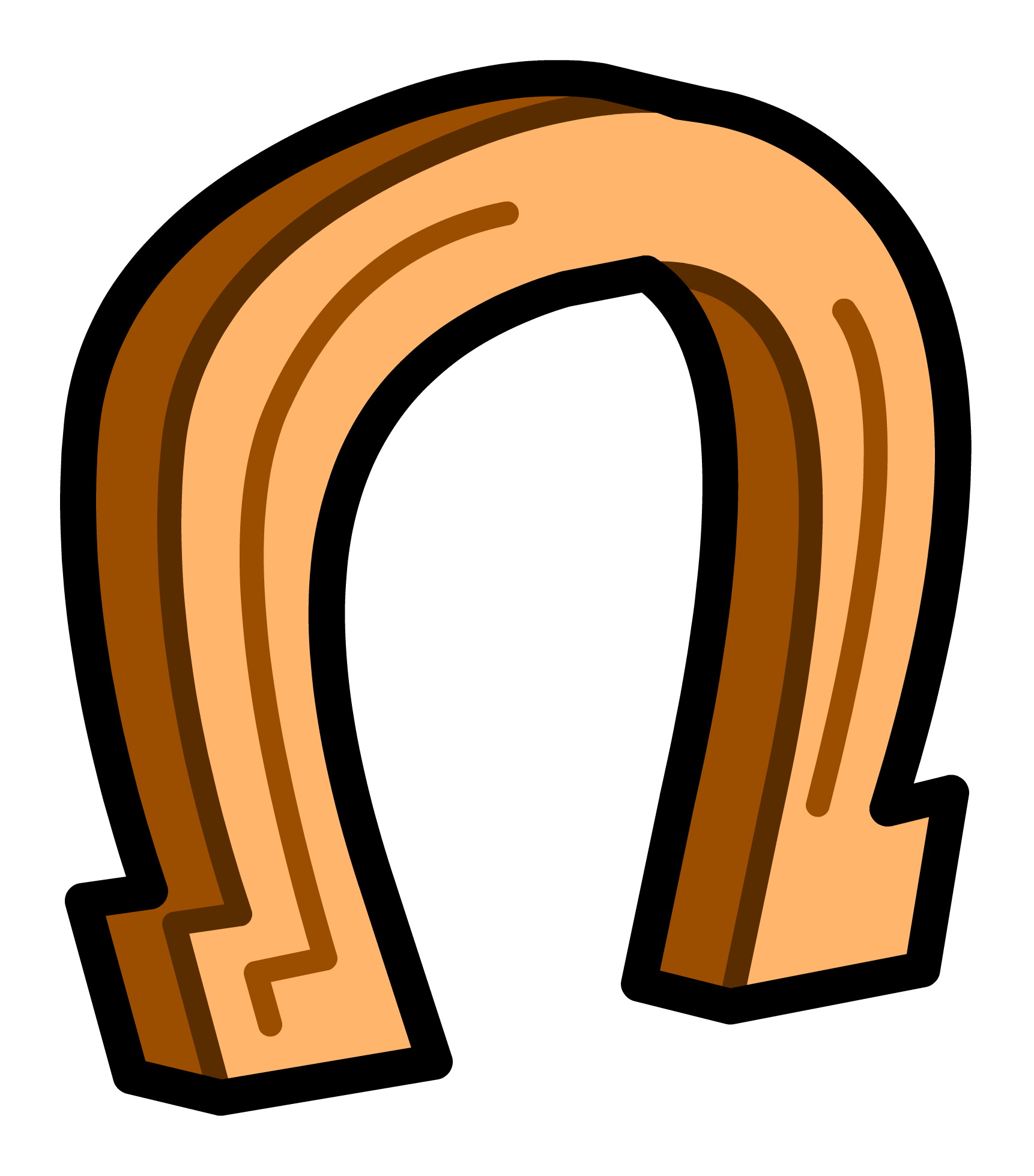 Horse Shoe Pin - Herradura De Caballo Animada (1722x1960)