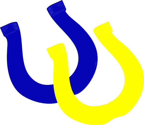 Horseshoes Clip Art At Clker - Clip Art (600x521)