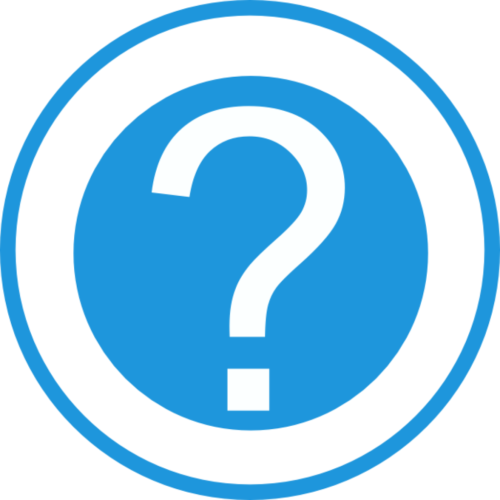 Question Mark Clipart Blue Question Mark Clip Art Free - Blue Question Mark Icon (1024x1024)
