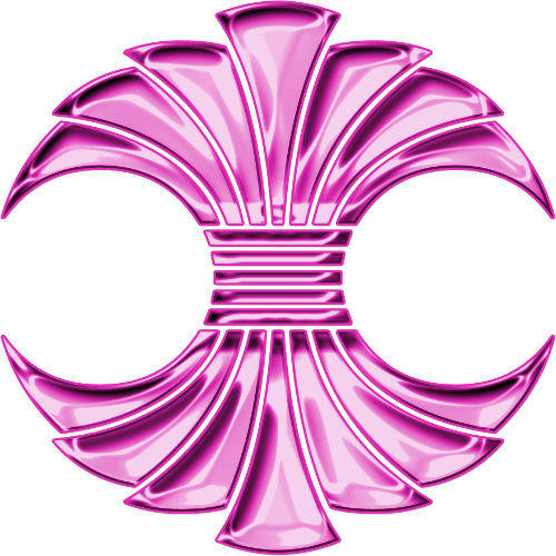 Purple Art Deco Embellishment Png By Clipartcotttage - Png Pink Embellishments Png (500x500)