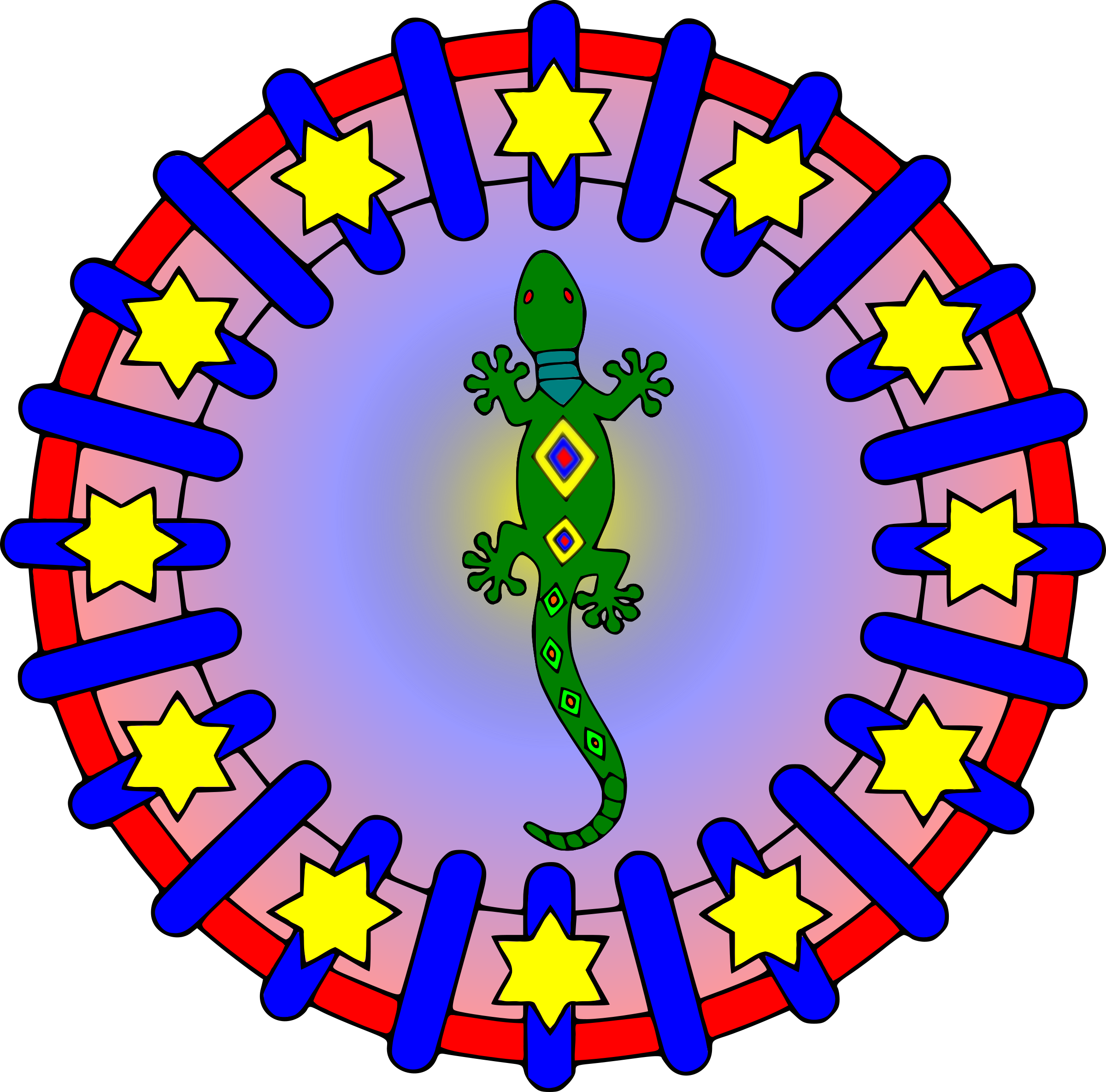 Lagartija Clipart - Transparent Band Logo (759x750)