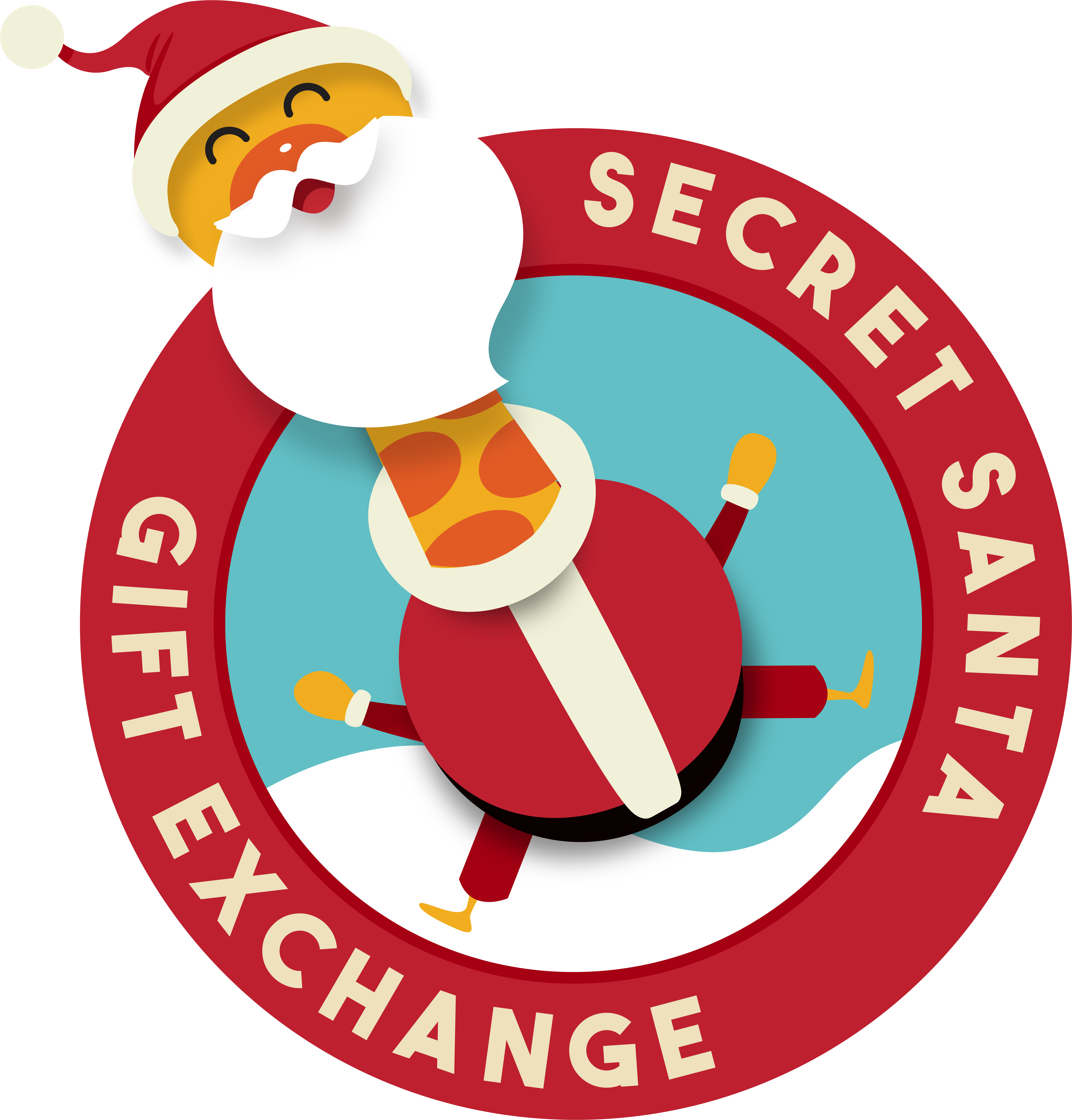 Secret Santa Gift Exchange Clipart - Mighty Morphin Alien Rangers (5832x5837)