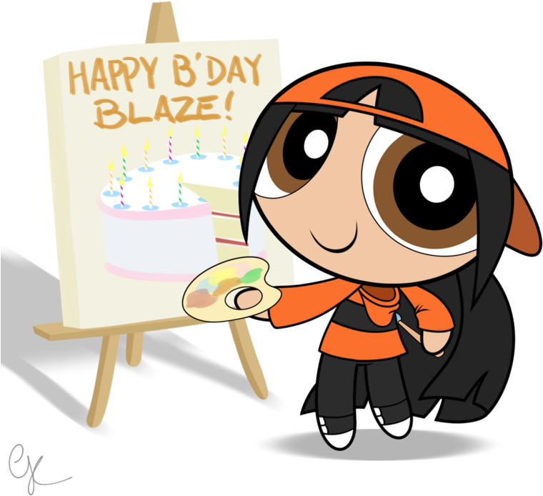 To Blaze, From Blaze By Geoffnet - Cartoon (800x730)