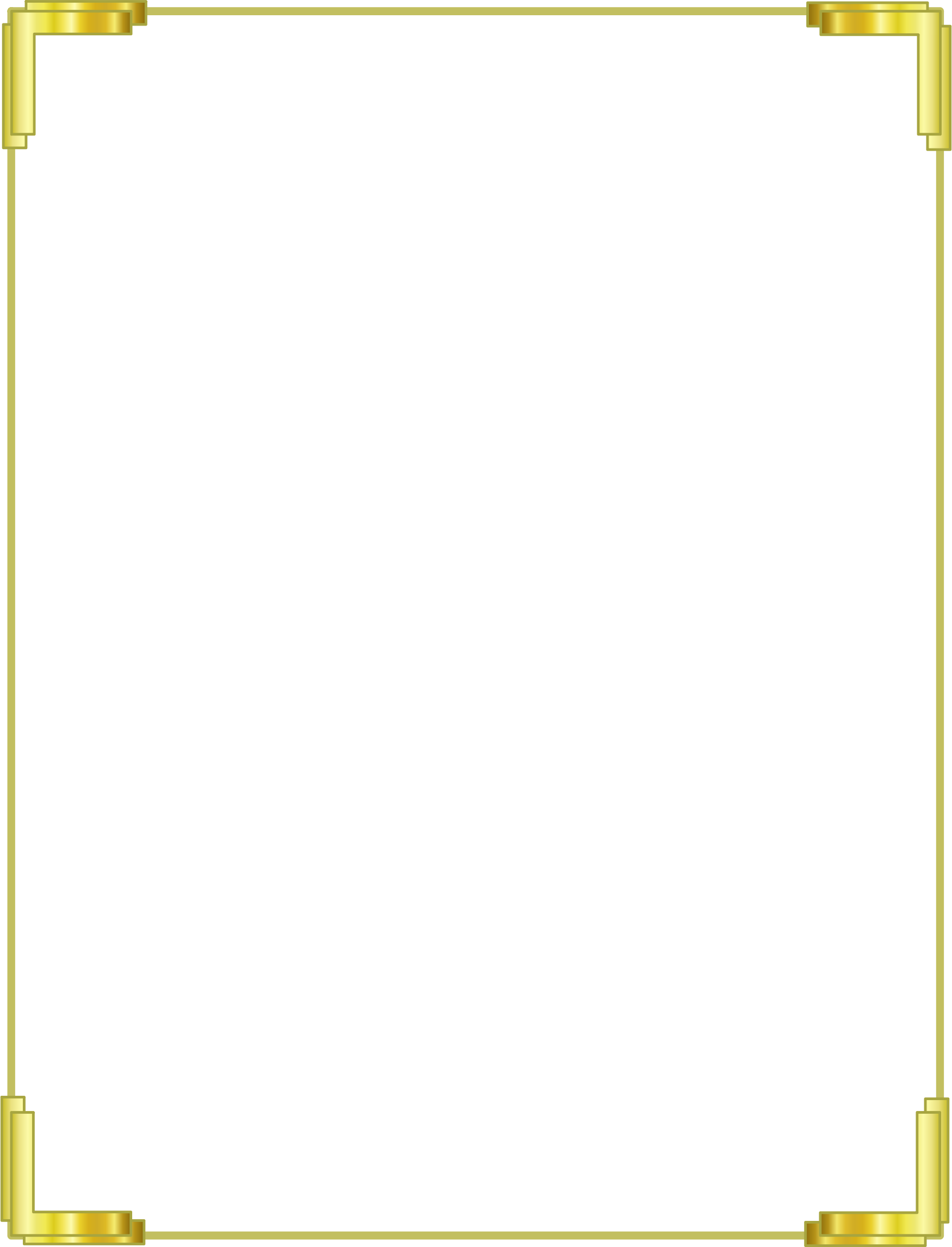 Big Image - Art Deco Border Png (1750x2292)