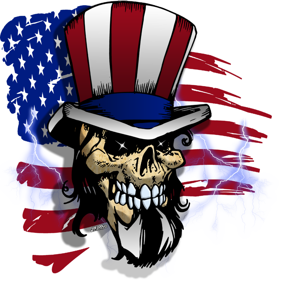 American Skulls By Tyger-graphics - Skull (894x894)