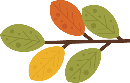 Fall Pumpkin Owl Clipart Collection - Cute Leaves Clipart (501x319)