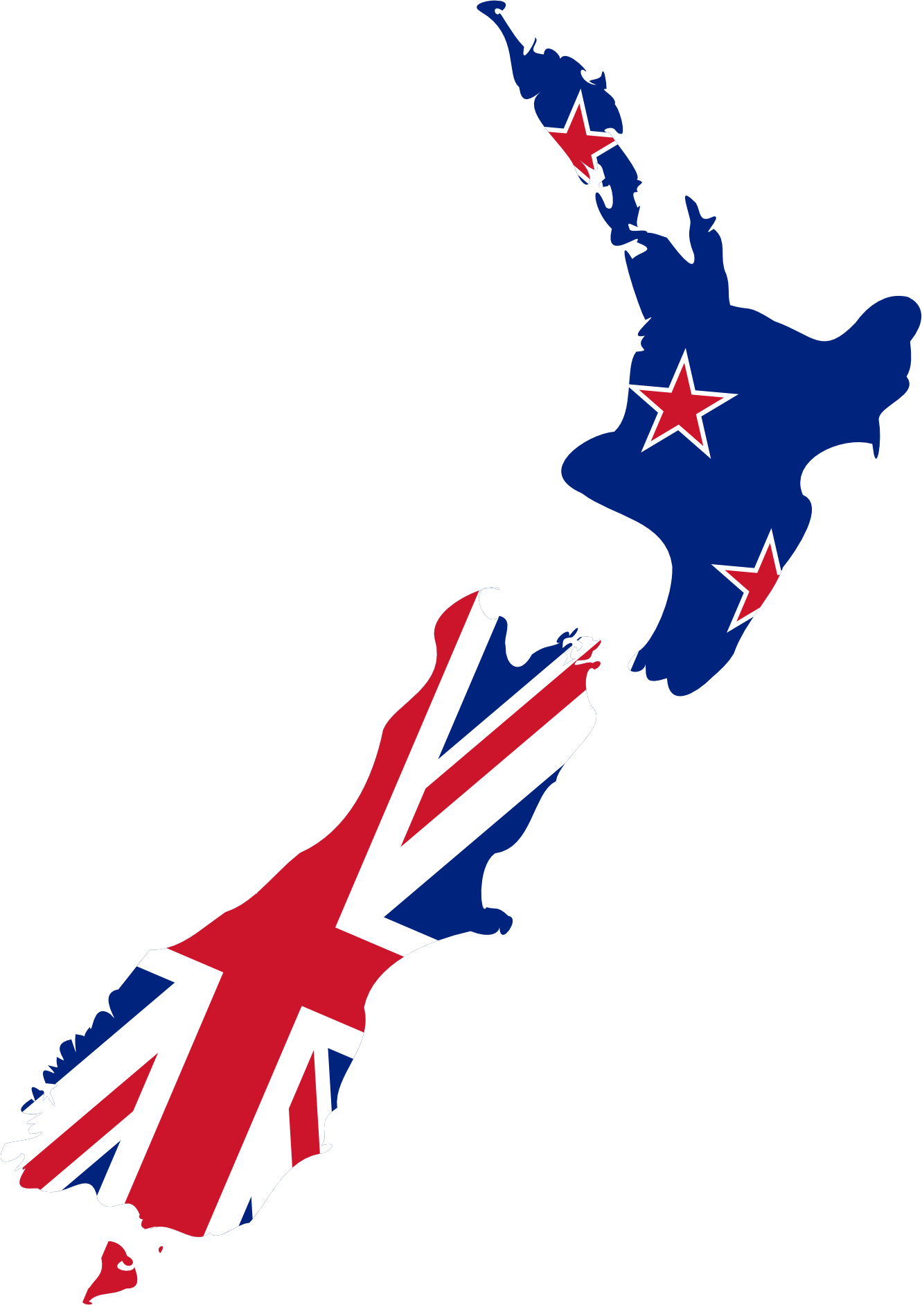 Bulls Cows Farm Animal Character - New Zealand Flag Country (2000x2829)