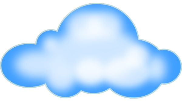 Cloud Clip Art At Clker - Clouds Clipart Png (600x333)