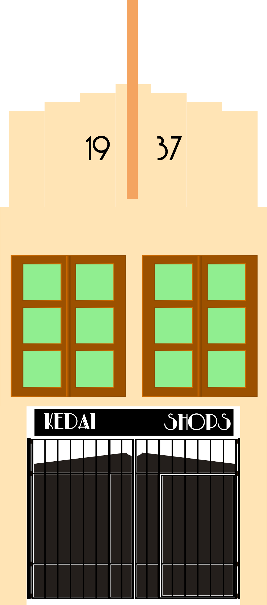 Art Deco Shoplot - Art Deco (1060x2400)