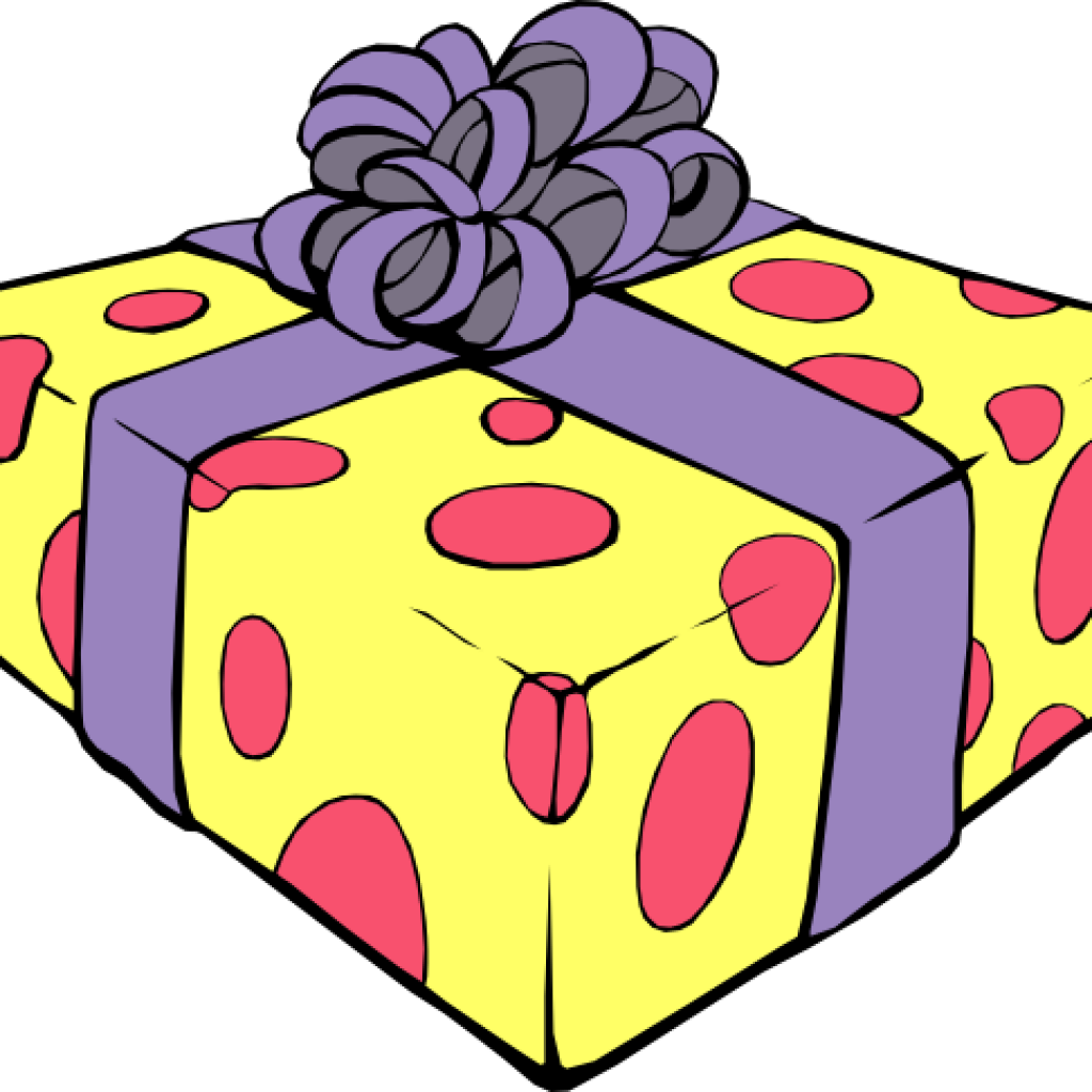 Present Clipart This Clip Art Belongs To The Clipart - Wrapped Party Gift Shower Curtain (1024x1024)