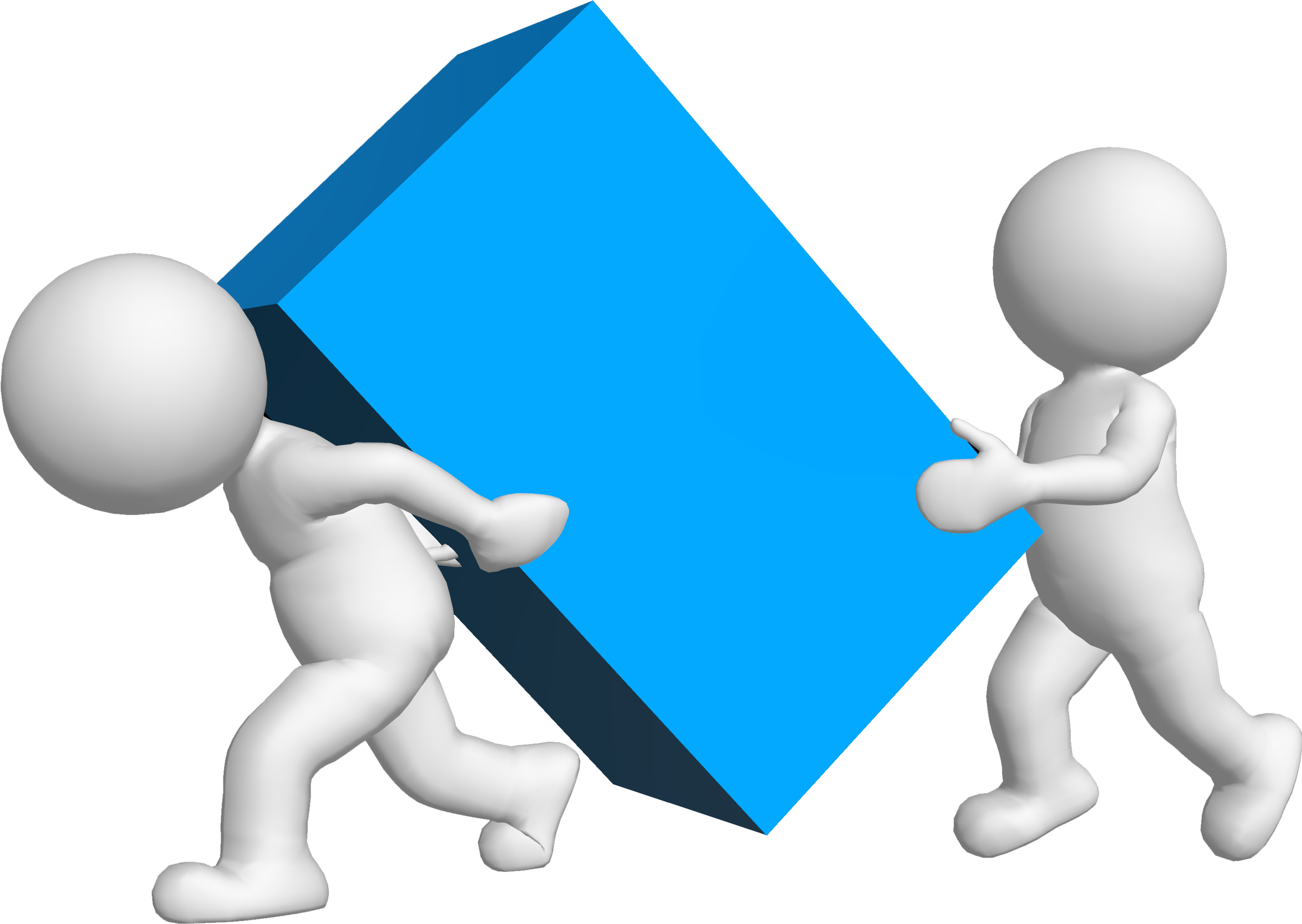 Moving Company, Movers Lifting Heavy Items - Cyber Protect Your Business (3000x3000)