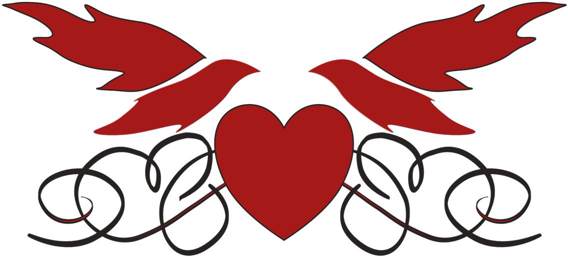 Wedding, Heart Doves Love Romance Transparent Icon - Zusammen Für Immer Mousepads (1280x628)