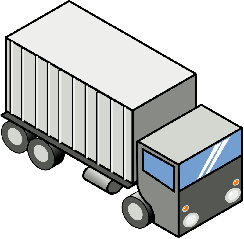 Iso Truck Clip Art - Truck Clip Art (1920x1887)