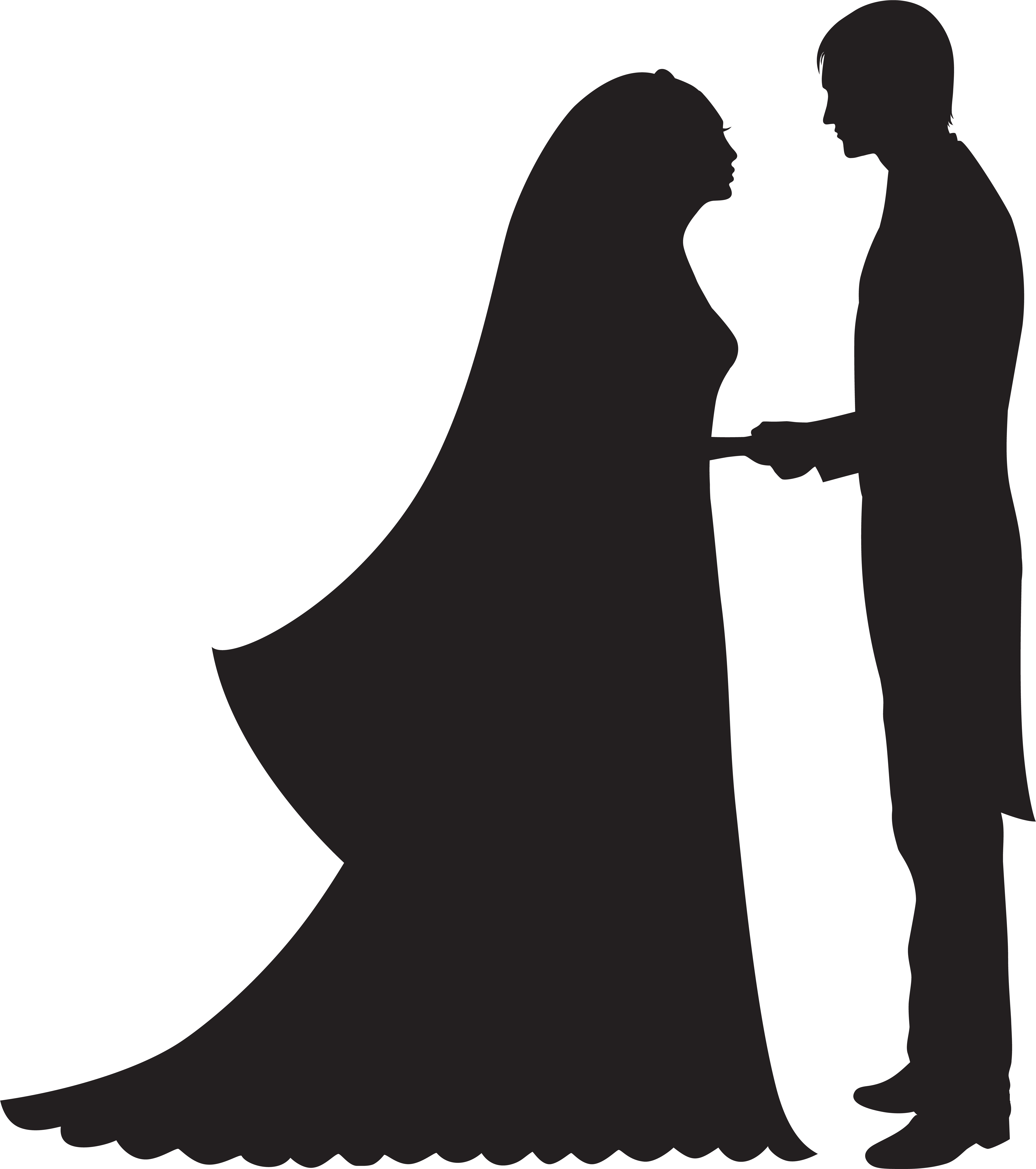 Bride And Groom Png Clip Art - Bride And Groom Png Clip Art (7089x8000)