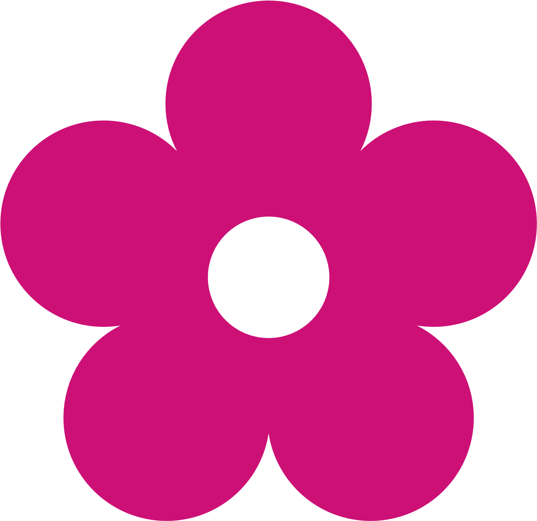 Purple Flower Clipart One Flower - Flower Clipart Color (1969x1952)