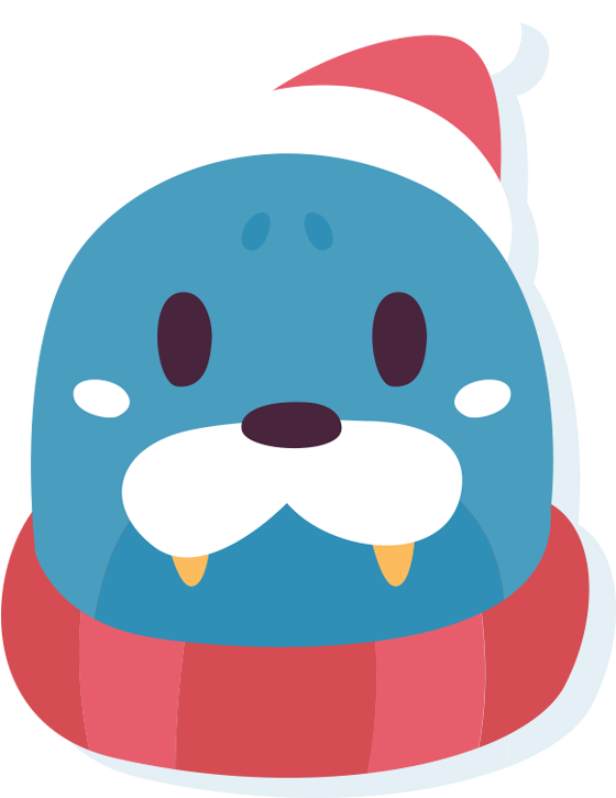 Cute Winter Animal Clip Art Fptfy 3 - Winter Animal Clip Art (612x792)