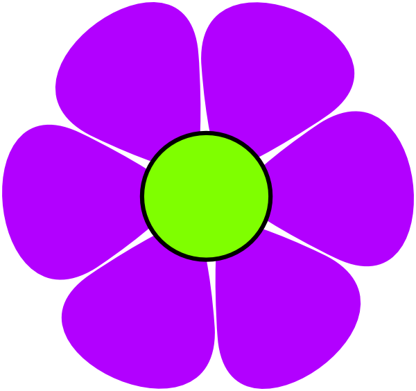 Vintage Monogram Clipart - Flowers Clip Art Purple (600x564)