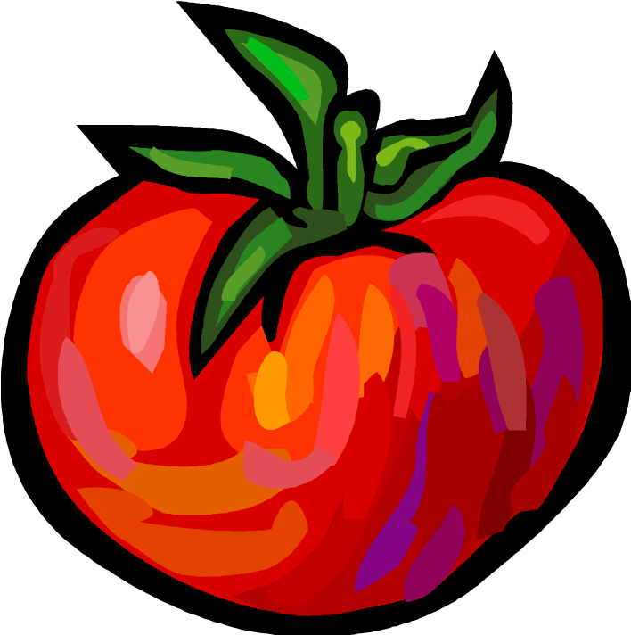 Look For The Tomato - Tomato Clipart (708x712)