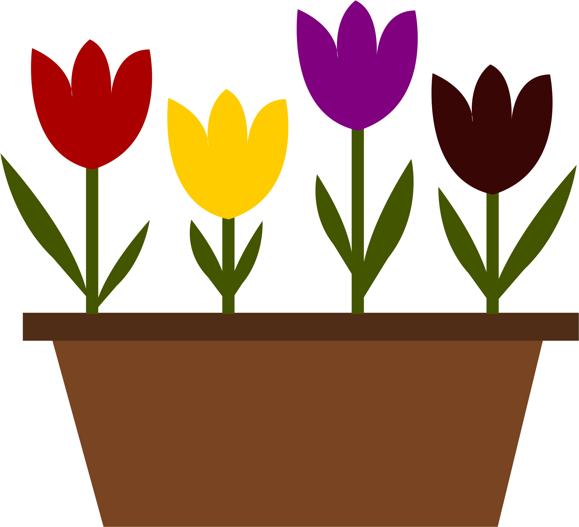 In A Pot, Just Random - Sprenger's Tulip (2400x2400)