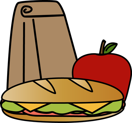 Bag Sandwich Lunch - Lunchclip Art Free (450x419)