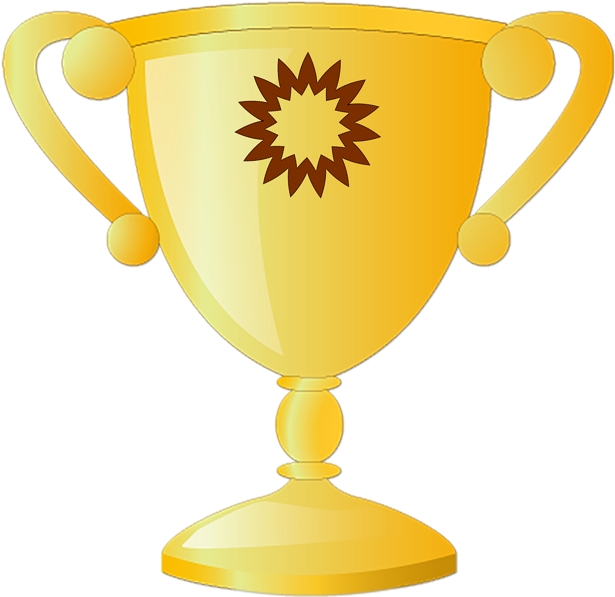 Trophy Win Prize Transparent Success Award - Band Of The Year 2018 Winner (1280x1242)