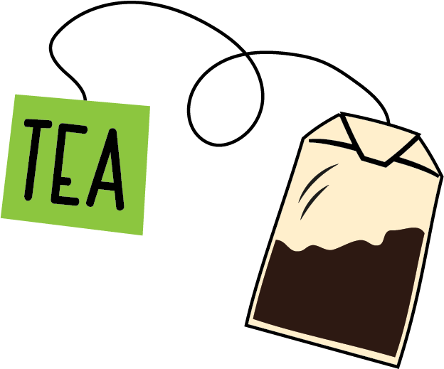 Tea Bag Icon, Tea Clipart, Food Clipart, Menu Clipart - Tea Bag Emoji Transparent (624x519)
