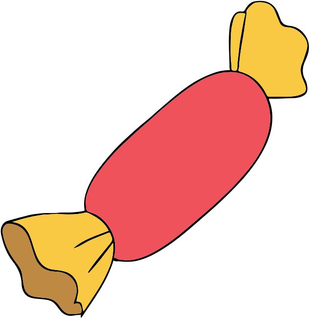 Free To Use Public Domain Food Clip Art - Cartoon Candy Clipart (800x800)