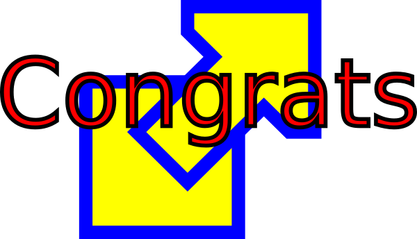 Congratulations Clip Art Images Clipart 2 - Clip Art (600x344)