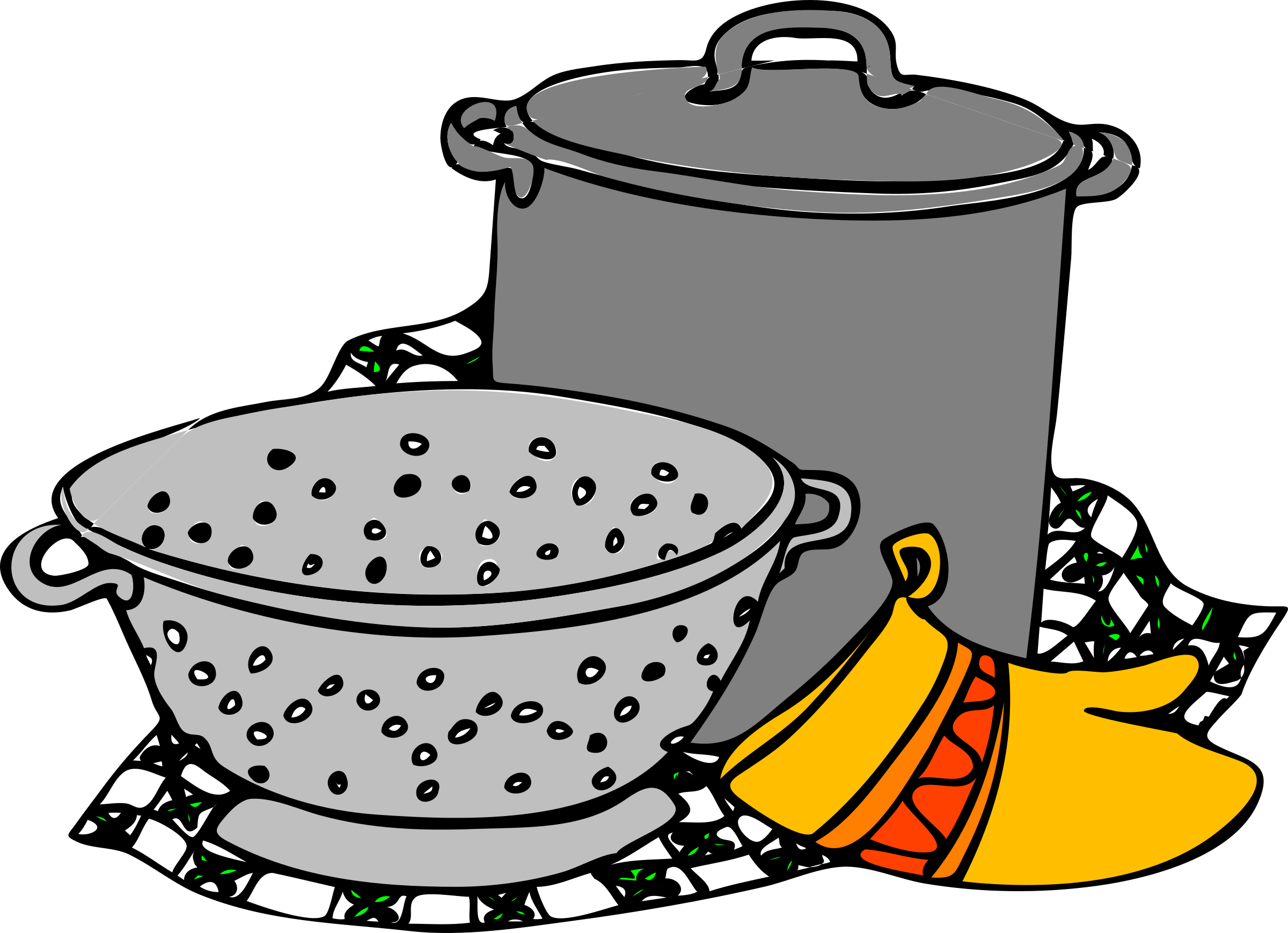 Clipart - Cooking Utensils Clip Art (2400x1739)