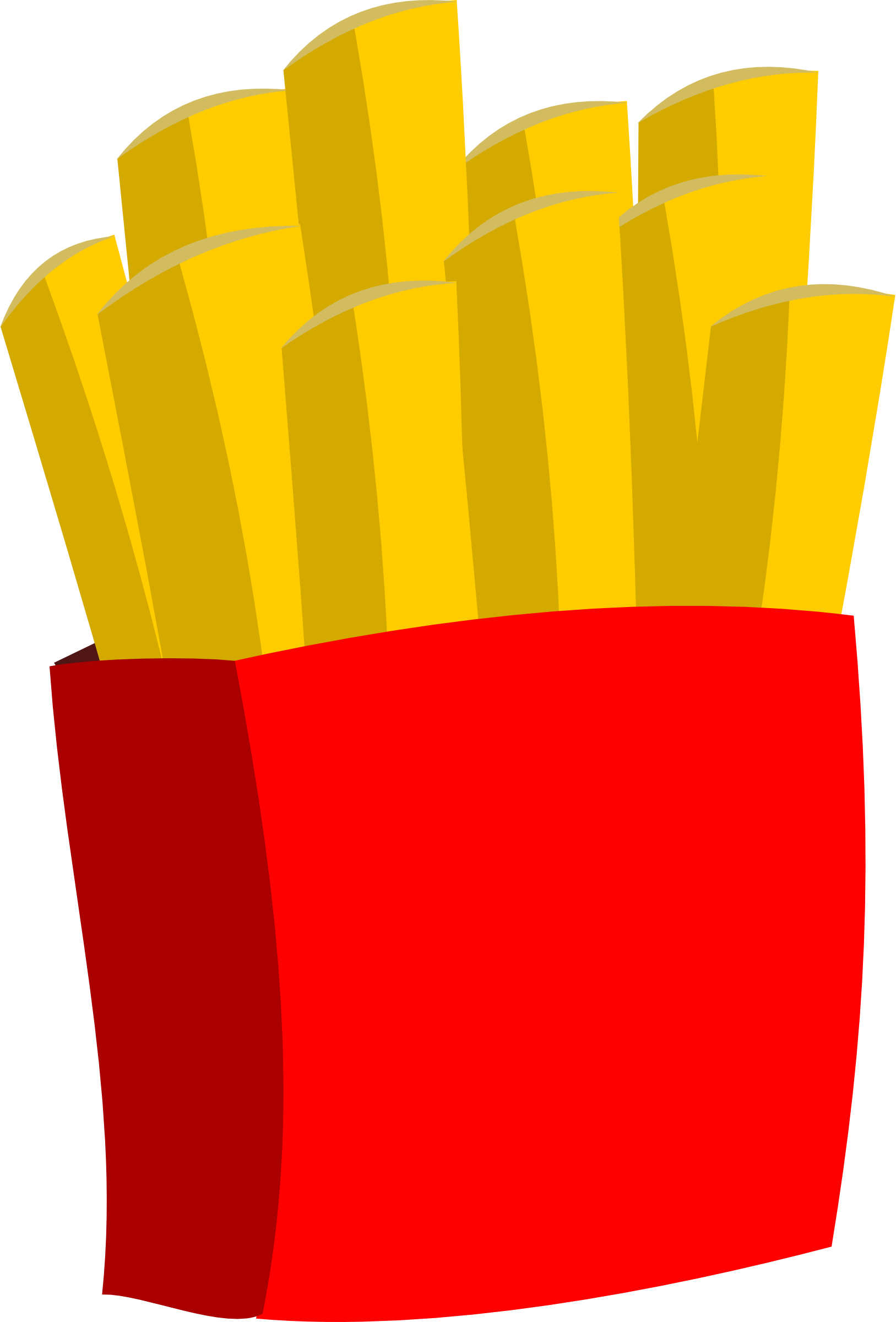 Doritos Clipart - French Fries Clip Art (1627x2400)
