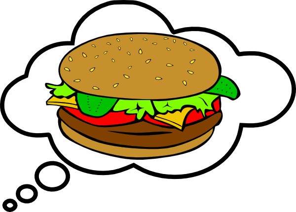 Hamburger Clipart Animated - Animated Pictures Of Food (600x430)