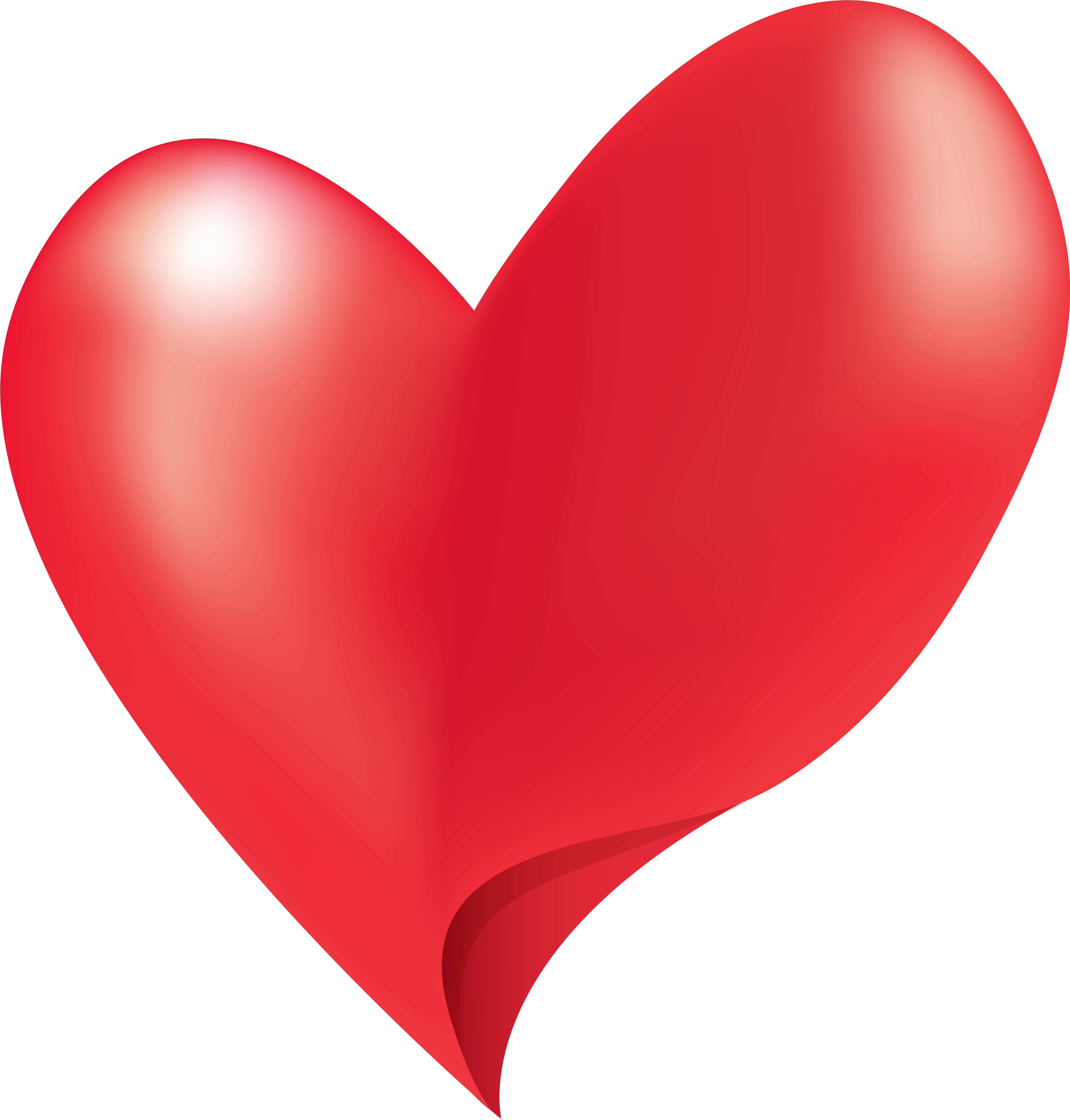 Asymmetric Heart Png Clipart - Asymmetric Heart Png Clipart (5827x6100)