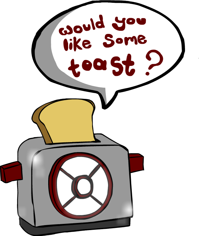 Novaorion 13 2 Talkie Toaster By Rainy Day Blues - Red Dwarf Talkie Toaster (640x759)