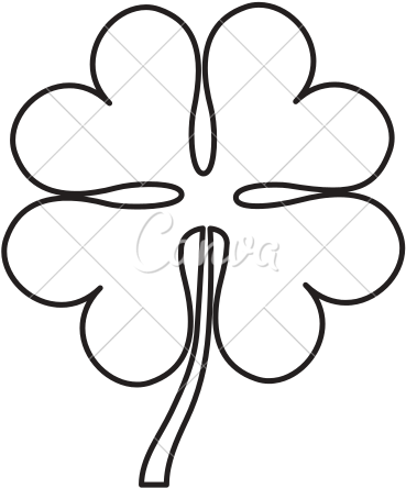 Clover Leaf Isolated Icon - Clover (550x550)