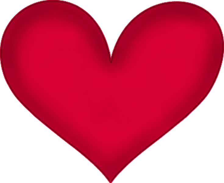 Free Red Heart Valentine's Day Graphic - Red Heart (735x601)