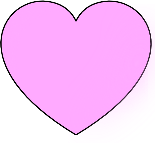 Light Pink Heart Clip Art At Clker - Clip Art (588x597)