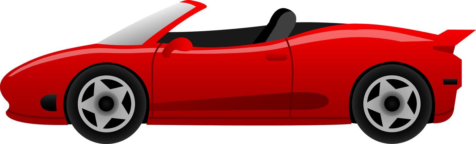 Cars 2 Clip Art - Cartoon Car Side View (1600x487)