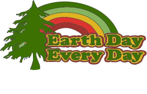 Earth Day Every Day At Copleand Creek - Illustration (600x450)