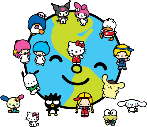 Sanrio Earth Day By Rafikafakhirart - Cartoon (540x540)