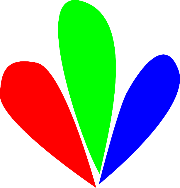 Flower Red, Sign, Green, Blue, Outline, Symbol, Flower - Flower Petal Clip Art (614x640)